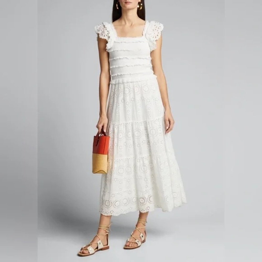 NWT Sea New York Daisy Smocked Dress 2 $385
